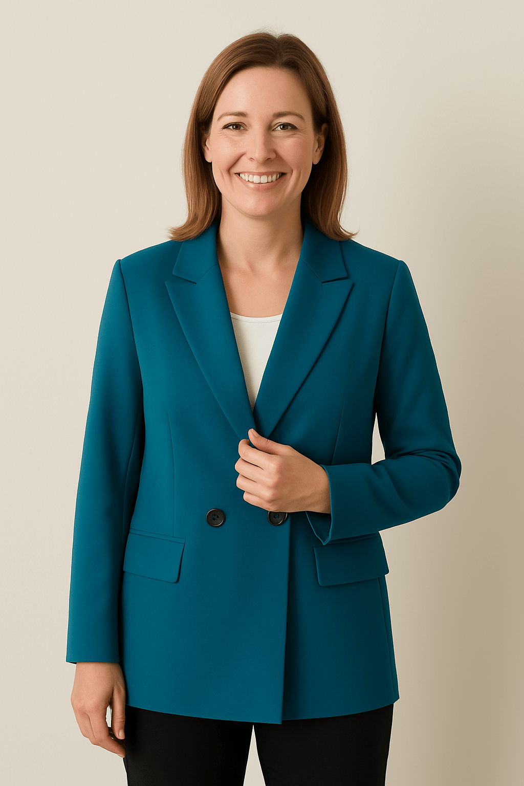 Sari Women's Blazer | Smooth Fabric, Bright Color 12