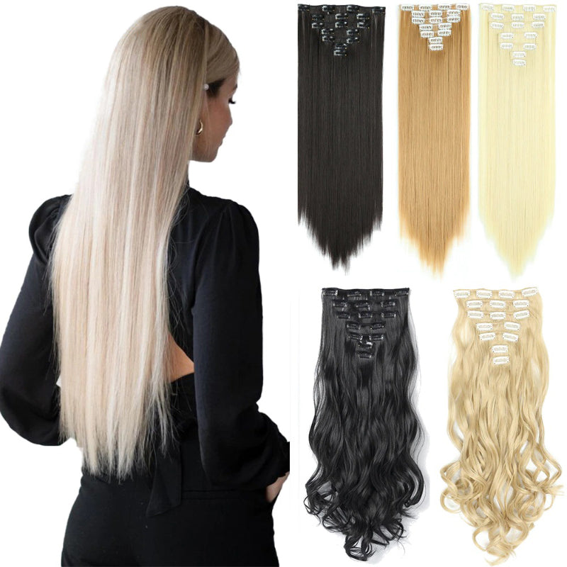 Ula Women's Clip-In Hair Extensions | Extra Long & Heat-Resistant 1
